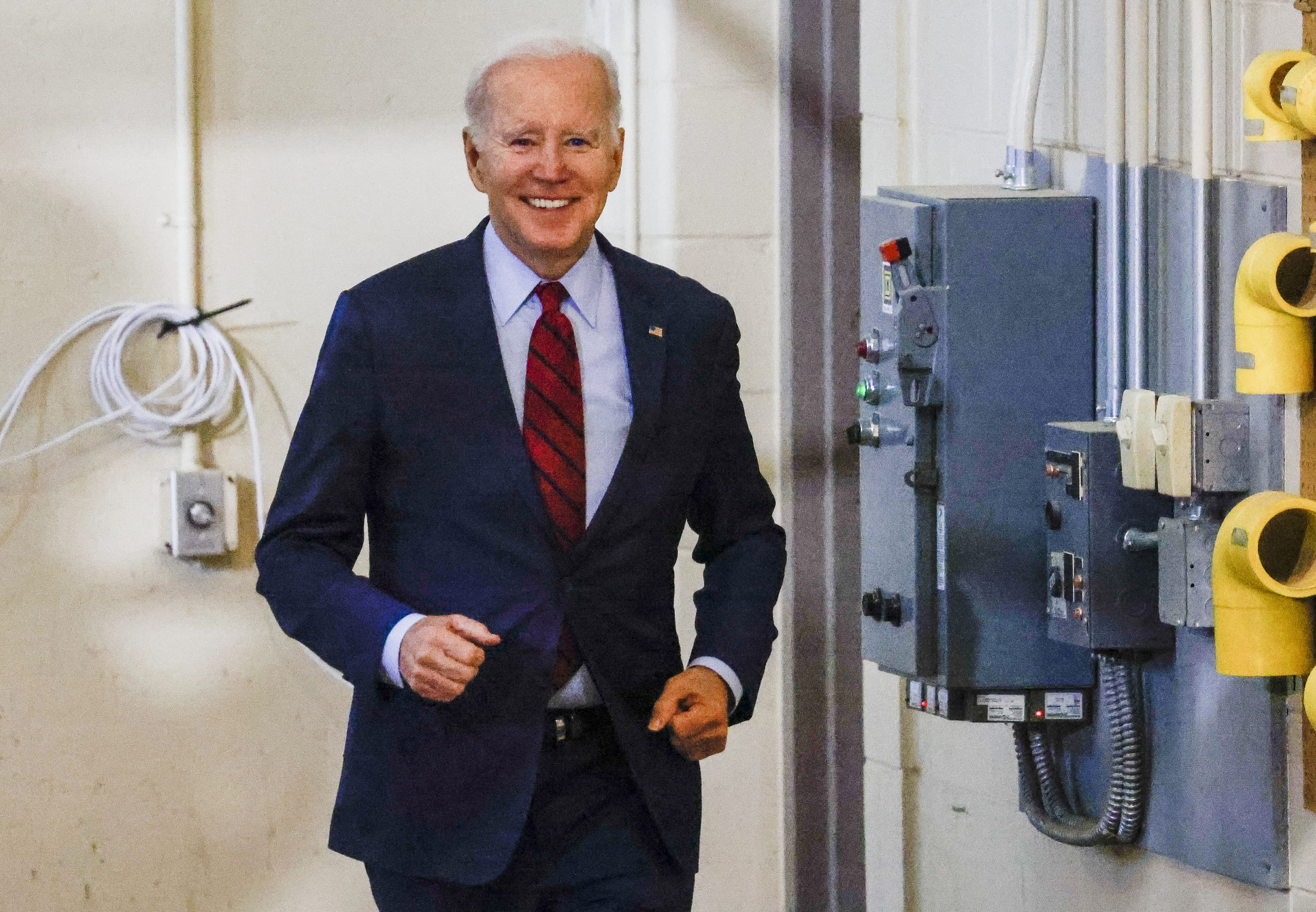 Joe Biden en Wisconsin para dar un discurso en DeForest