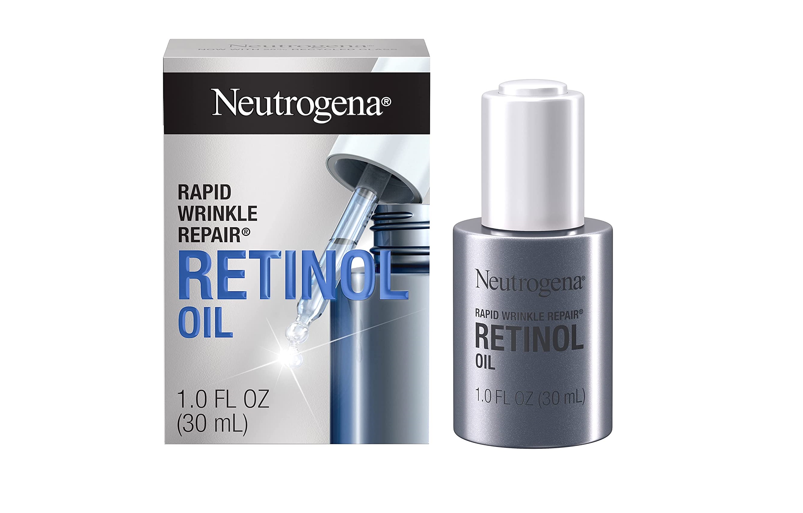 Neutrogena Rapid Wrinkle Repair oil serum.