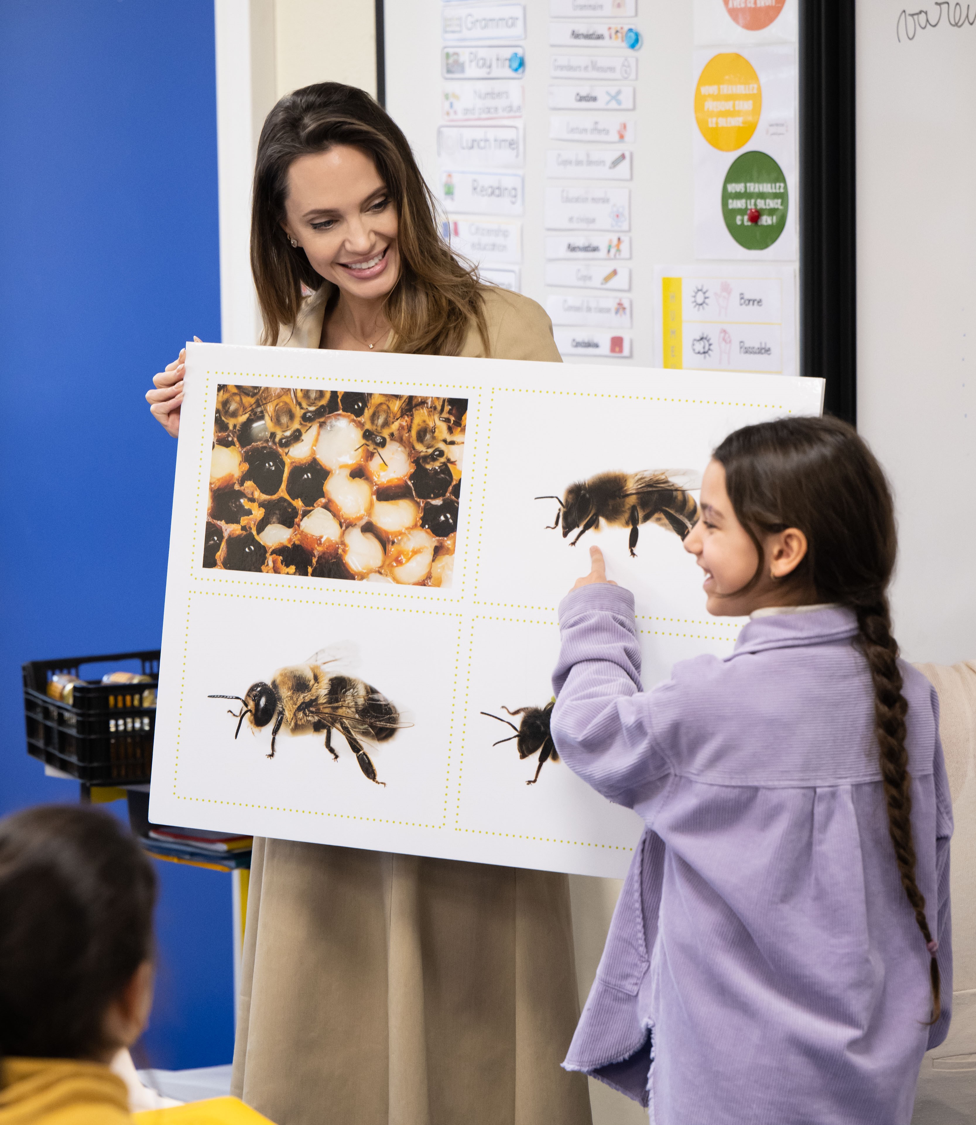 Angelina Jolie collaborates with Guerlain at the Bee School