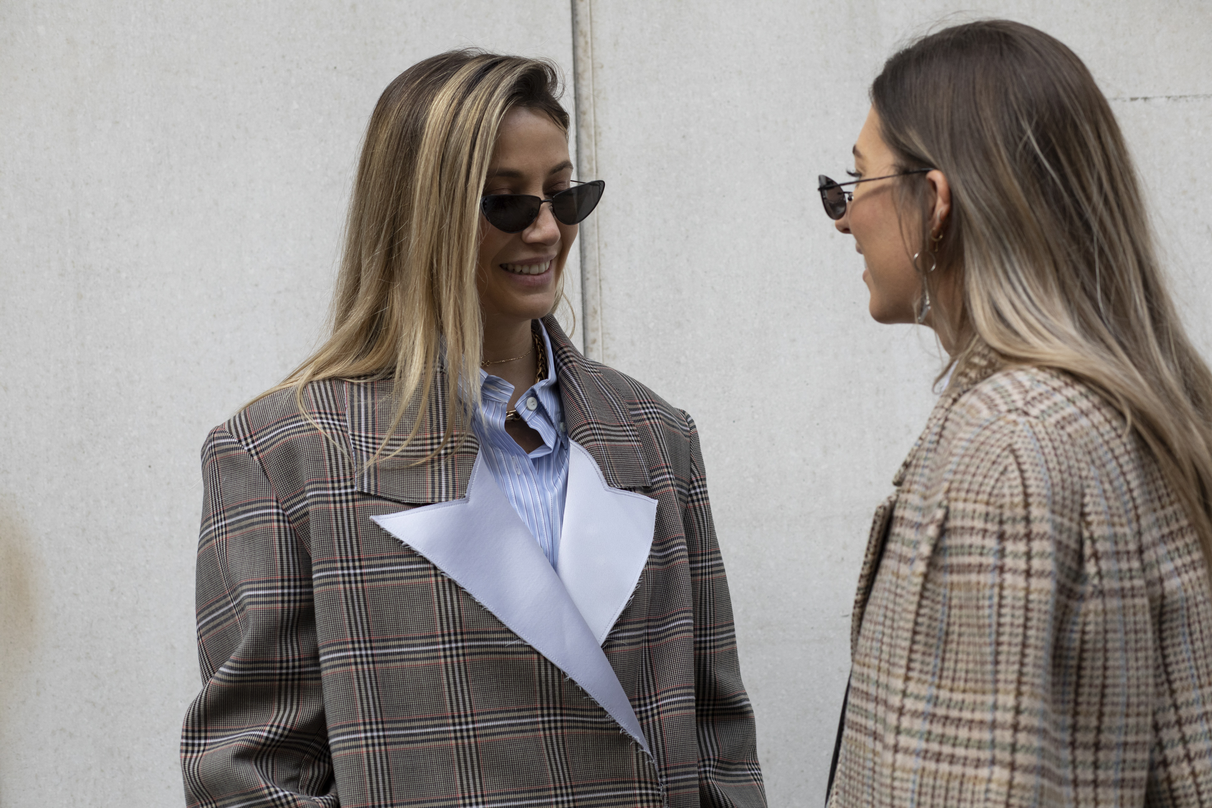 Two insiders at London Fashion Week.