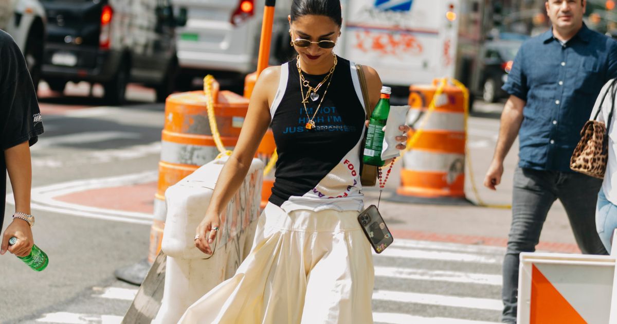 The white skirt that will triumph in spring