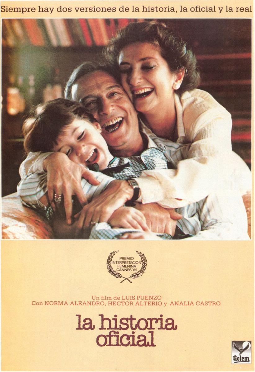 Cartel de la película 'La historia oficial' (1985), de Luis Puenzo
