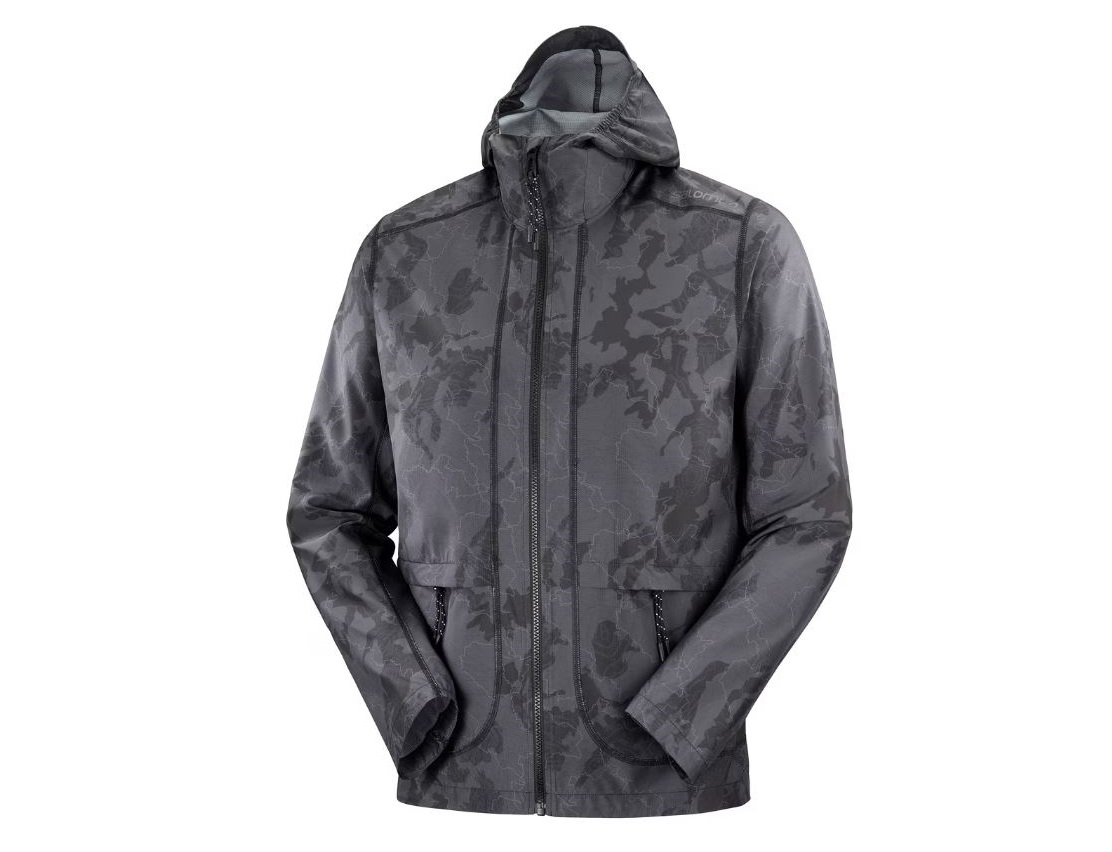The Outlife Packable windbreaker jacket for men, from Salomon.