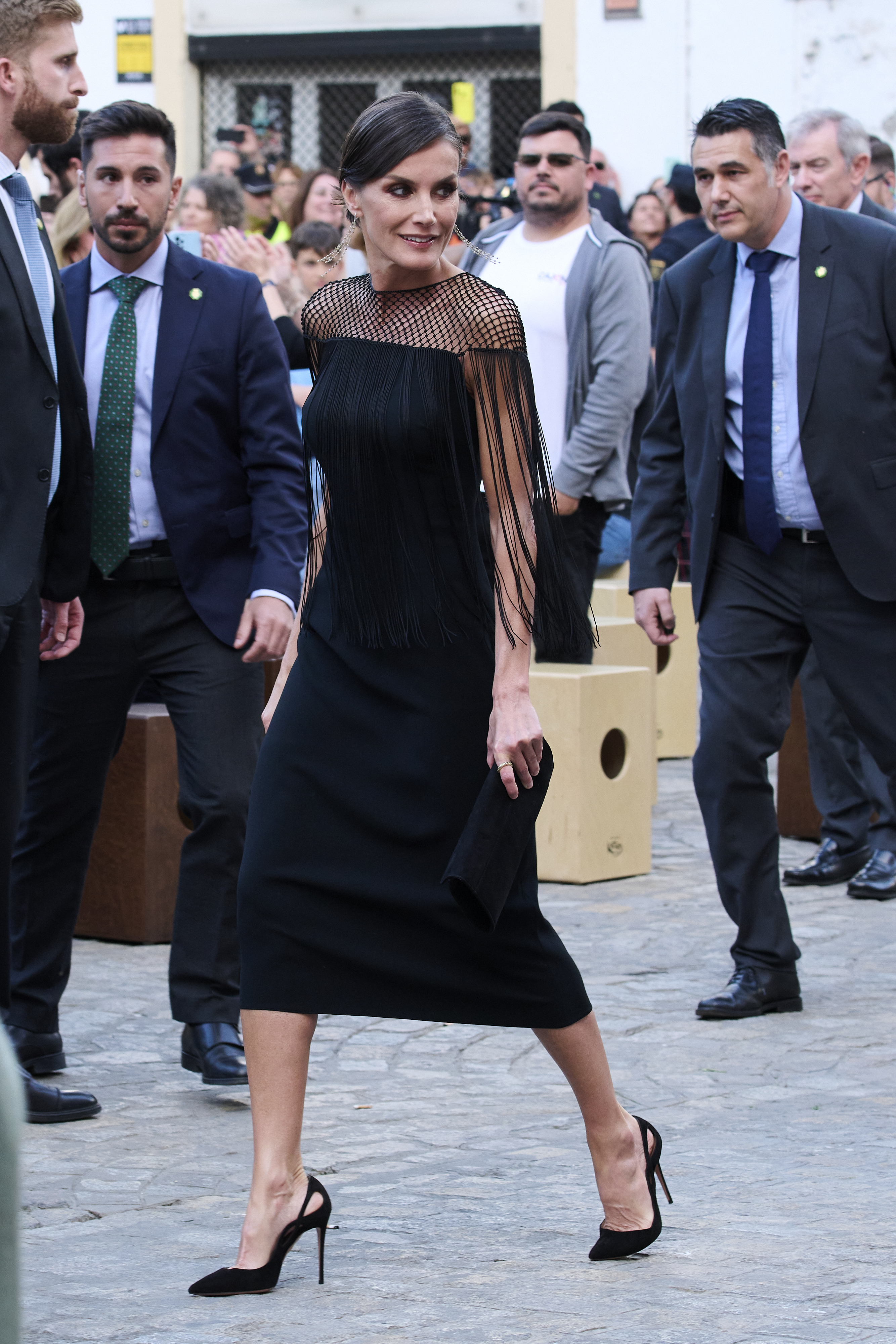 Queen Letizia attends the 'Tiempo de Luz' concert at the Teatro Falla, in Cádiz